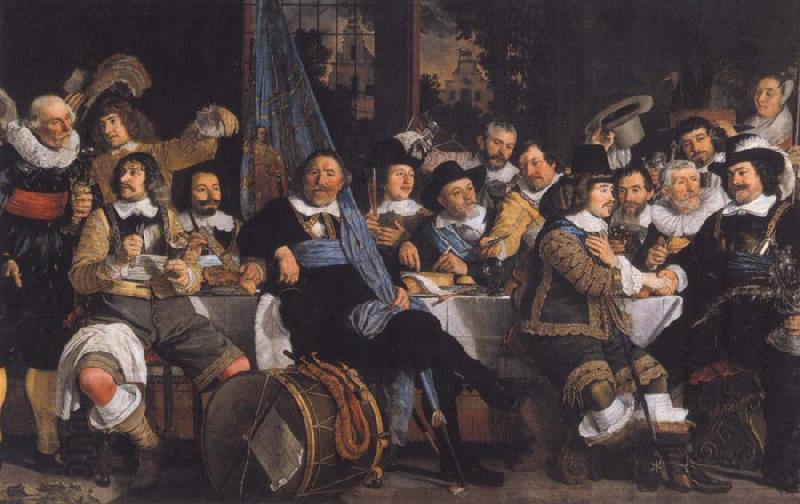 Bartholomeus van der Helst Celebration zun peace of Munster in the general quarters of the St. Jorisdoele oil painting picture